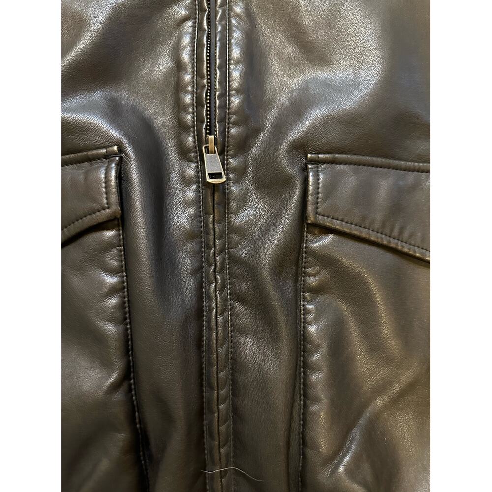 COPY - Cotton On Vegan Faux leather Jacket mens large